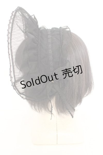 Angelic Pretty / Airy Angelブリム付カチューシャ クロ O-26-07-22