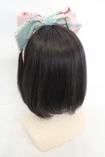 画像3: metamorphose / 花鳥風月〜乙女のはなごろも〜リボンカチューシャ  翡翠 O-26-07-22-016-ME-AC-IG-OS (3)