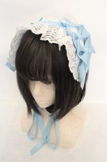 画像1: axes femme kawaii / トーションレースヘッドドレス  サックス O-26-07-22-019-AX-AC-IG-OS (1)