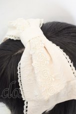 画像2: axes femme kawaii / レディローズヘッドドレス  アイボリー O-26-07-22-021-AX-AC-IG-OS (2)