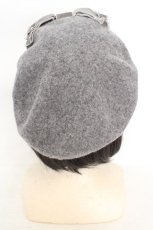 画像3: m petit by misako / AMリボンBベレー 57.5cm グレー O-26-07-22-025-LO-AC-IG-OS (3)