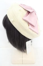 画像2: axes femme kawaii / リボンサマーベレー F ピンク O-26-07-22-033-AX-AC-OW-OS (2)