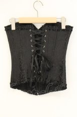 画像3: GOTHその他 / ジャガードオーバーバストコルセット S ブラック O-26-07-23-005-GO-TO-OW-OS (3)