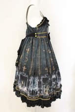 画像4: metamorphose / nightmare forestハイウエストジャンパースカート  ダークネス O-26-07-23-051-ME-OP-IG-OS (4)