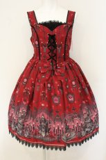 画像1: Angelic Pretty / Ghost Night Brideジャンパースカート  ボルドー O-26-07-23-054-AP-OP-IG-OS (1)