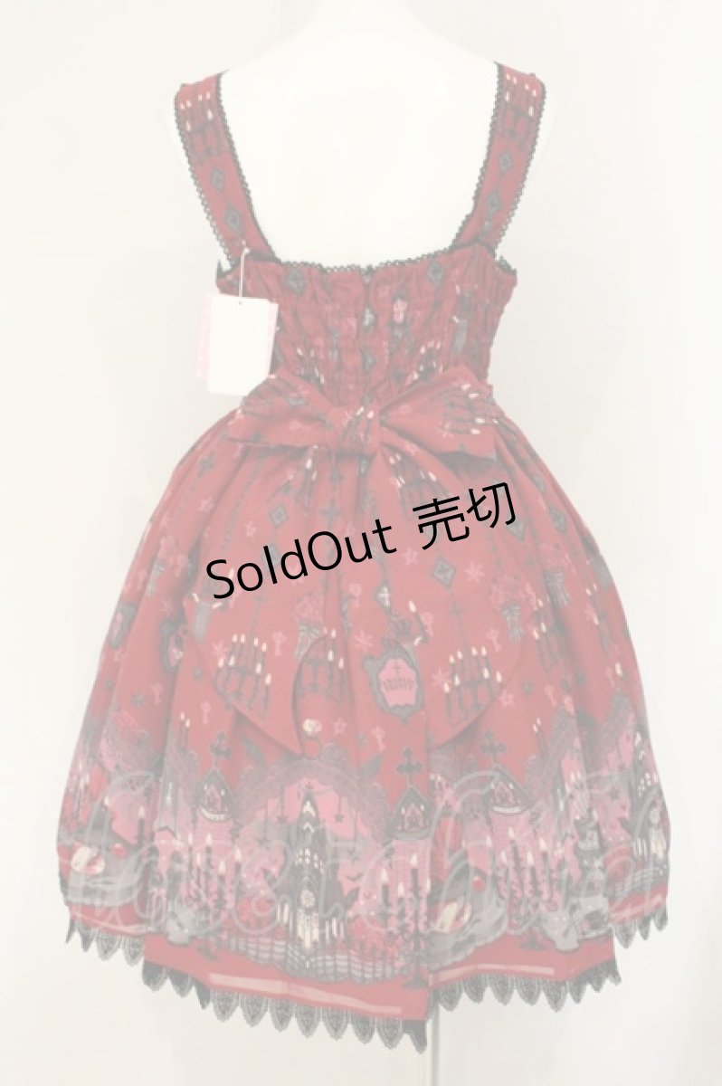 画像6: Angelic Pretty / Ghost Night Brideジャンパースカート  ボルドー O-26-07-23-054-AP-OP-IG-OS (6)