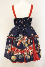 画像5: metamorphose / 乙女の白昼夢タックジャンパースカート  ブルー O-26-07-23-059-ME-OP-IG-OS (5)