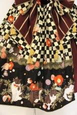 画像4: metamorphose / まどろみの浪漫タックジャンパースカート  クロ O-26-07-23-064-ME-OP-IG-OS (4)