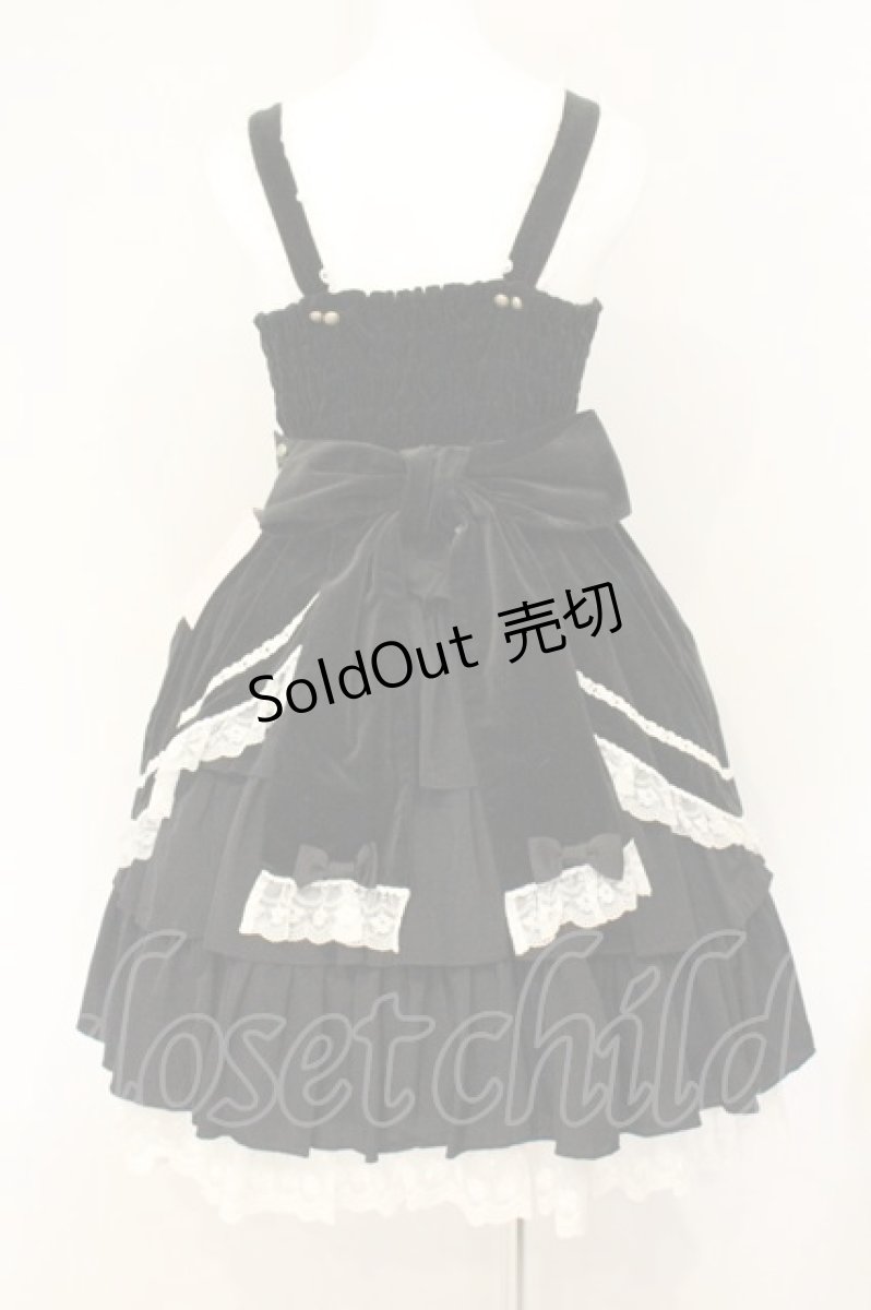 画像6: metamorphose / 別珍セシリアジャンパースカート  クロ O-26-07-23-067-ME-OP-IG-OS (6)