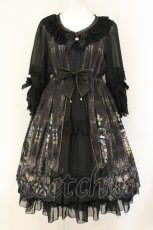 画像1: DEAR CELINE / 宗教柄ワンピース L クロ O-26-07-23-068-LO-OP-IG-OS (1)