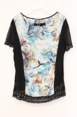 画像4: Ozz Croce / クロスパッチ配色転写プリントTシャツ  マルチカラー O-26-07-23-023-OO-TO-OW-OS (4)