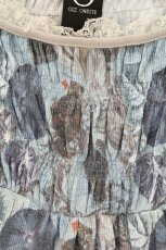 画像2: Ozz oneste / アンティーク総柄シャーリングチュニック  ブルー系 O-26-07-23-024-OO-TO-OW-OS (2)