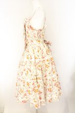 画像4: metamorphose / 【プラスサイズ】ガーデニングくまちゃんロングティアードジャンパースカート サイズ2 アイボリー O-26-07-24-045-ME-OP-IG-OS (4)