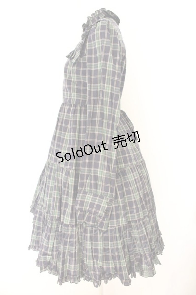 画像4: Physical Drop / チェックヨークワンピース  グリーン O-26-07-24-054-LO-OP-IG-OS (4)