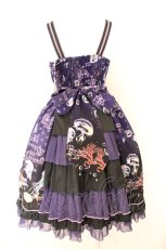 画像5: metamorphose / 海月の輪舞曲バッスルジャンパースカート  クロ O-26-07-24-056-ME-OP-IG-OS (5)