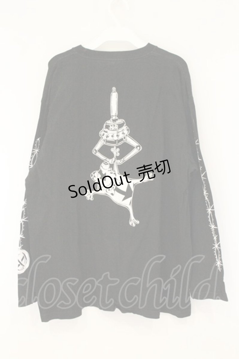 画像3: NieR Clothing / プリントカットソー  クロ O-26-07-24-1026-PU-TO-IG-OS (3)