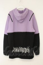画像3: NieR Clothing / ツートーンジップパーカー  パープル×ブラック O-26-07-24-1028-PU-TO-IG-OS (3)