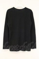画像3: INGEBORG / ストーンロゴカットソー  クロ O-26-07-24-1041-LO-TO-IG-OS (3)