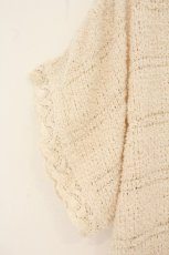 画像2: axes femme / バックレースアップパイルトップス M キナリ O-26-07-24-1056-AX-TO-OW-OS (2)