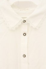 画像2: axes femme / ボリューム袖ブラウス F シロ O-26-07-24-1058-AX-BL-OW-OS (2)