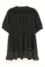 画像3: axes femme POETIQUE / トッピングリボンロングブラウス M クロ O-26-07-24-1059-AX-BL-OW-OS (3)