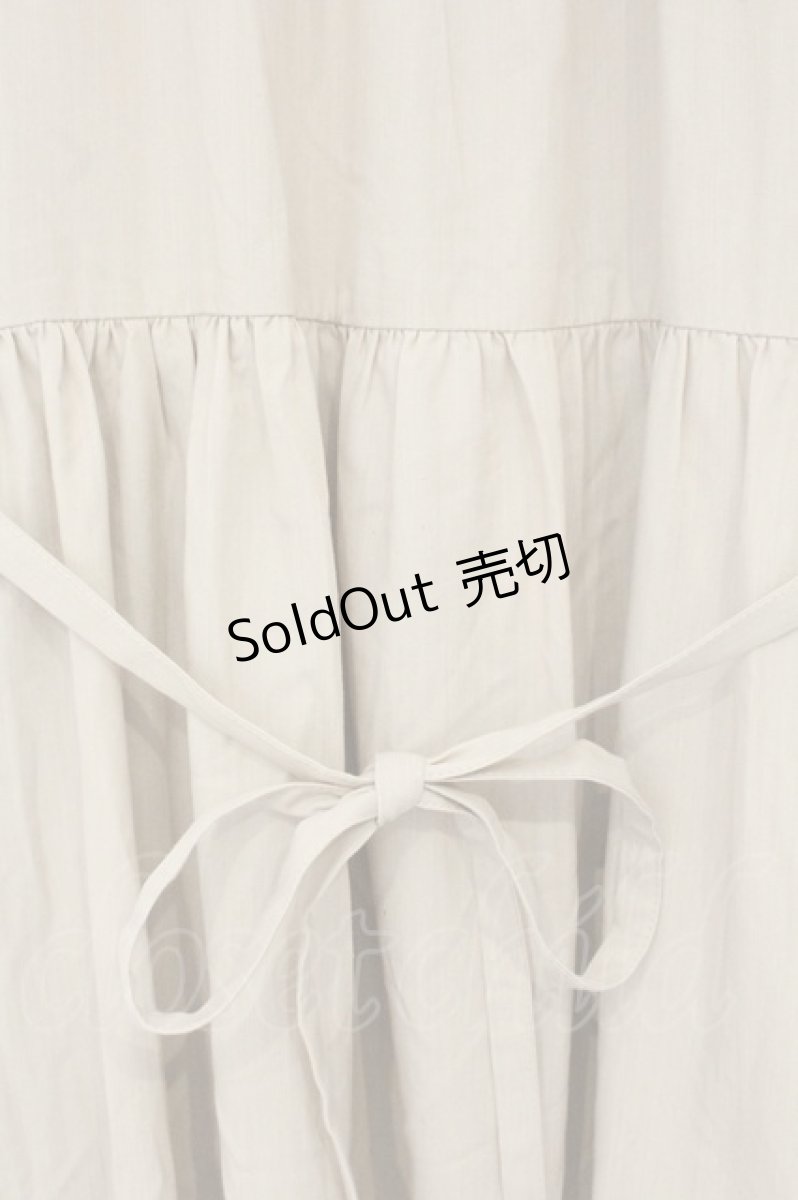 画像2: axes femme POETIQUE / ティアードロング長袖ワンピース M ベージュ O-26-07-24-1060-AX-OP-OW-ZI (2)