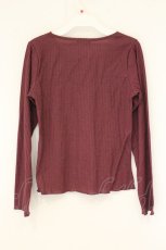 画像3: axes femme / お花カットワークプルオーバー M ワイン O-26-07-24-1076-AX-TO-OW-OS (3)