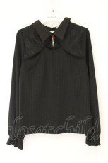 画像1: axes femme / ローズチャーム付トップス F クロ O-26-07-24-1079-AX-TO-OW-OS (1)