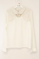 画像1: axes femme / カットワークデザインプルオーバー F シロ O-26-07-24-1080-AX-TO-OW-OS (1)