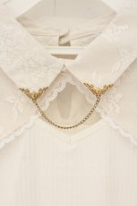 画像2: axes femme / カットワークデザインプルオーバー F シロ O-26-07-24-1080-AX-TO-OW-OS (2)