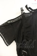画像2: axes femme POETIQUE / クラゲプリントアシメプルオーバー M クロ O-26-07-24-1081-AX-TO-OW-OS (2)