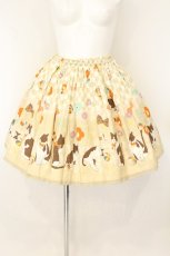 画像1: metamorphose / まどろみの浪漫ミニスカート  アイボリー O-26-07-24-1007-ME-SK-IG-OS (1)