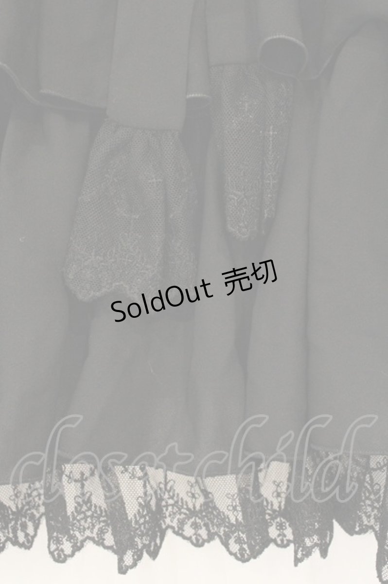 画像3: Vallee lys / Coquelicot dress ショート丈  ブラック O-26-07-24-1009-GO-OP-IG-OS (3)