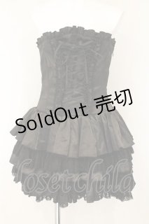 ATELIER PIERROT / ミニコルセットワンピース ブラック O-26-07-24