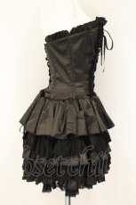 画像4: ATELIER PIERROT / ミニコルセットワンピース  ブラック O-26-07-24-1015-EL-SK-IG-OS (4)