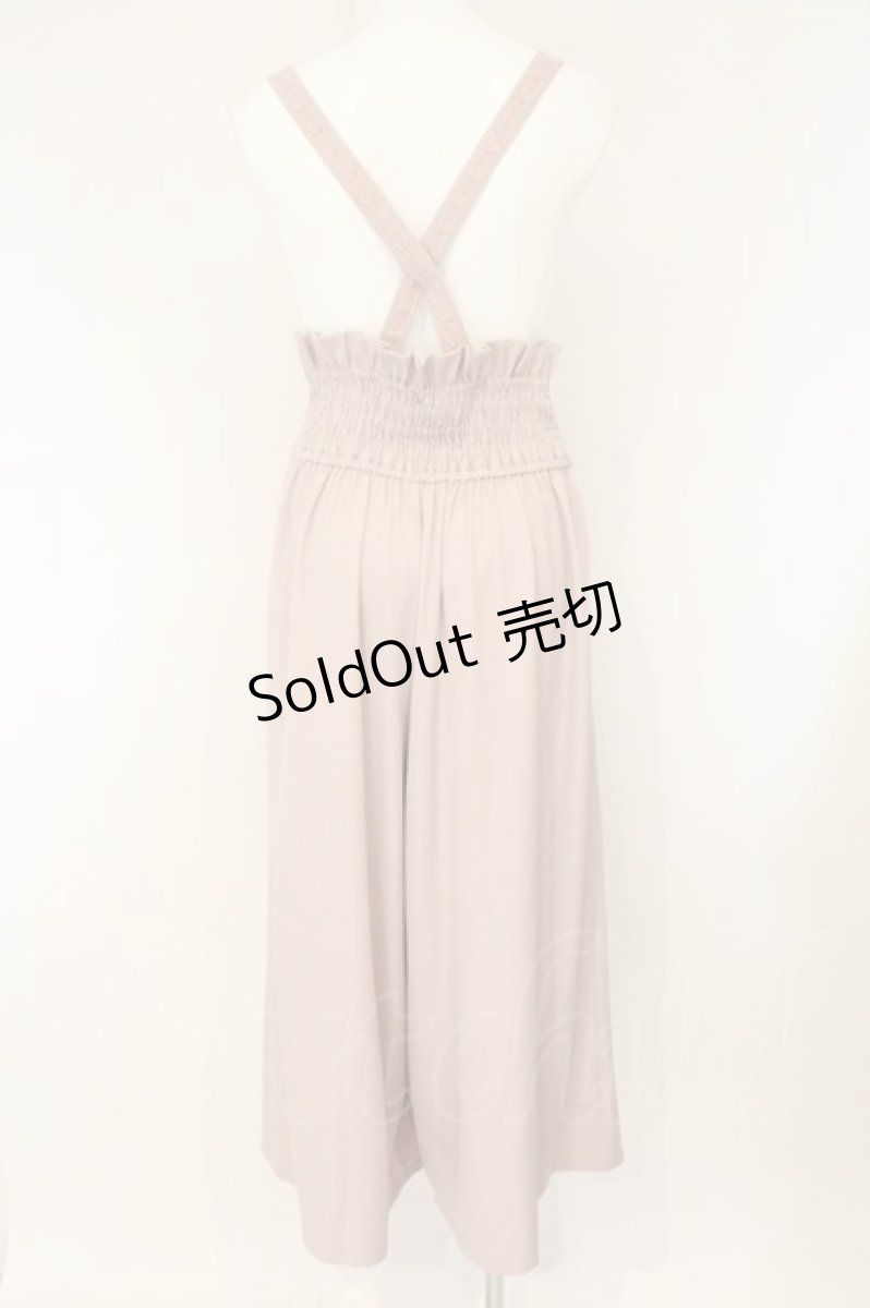 画像3: axes femme POETIQUE / サス付きレースアップフレアパンツ M ピンク O-26-07-24-1017-AX-PA-OW-OS (3)