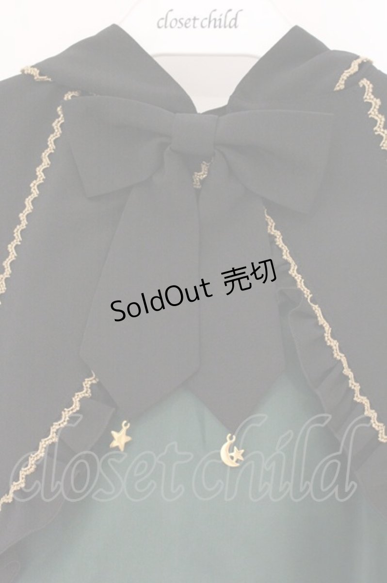 画像2: metamorphose / Magical catラメレースケープ  クロ O-26-07-24-1018-ME-TO-IG-OS (2)