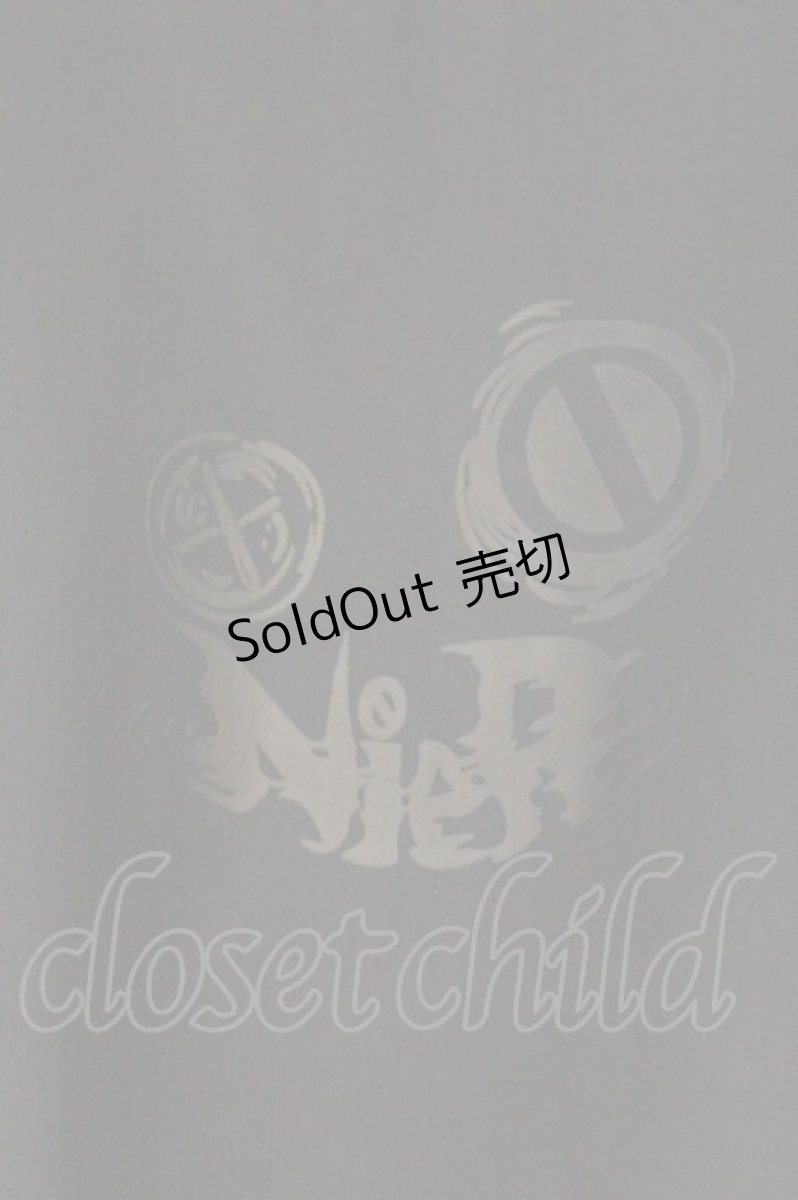 画像2: NieR Clothing / コーチジャケット風ジャケット  ブラック×ホワイト O-26-07-24-1022-PU-CO-IG-OS (2)