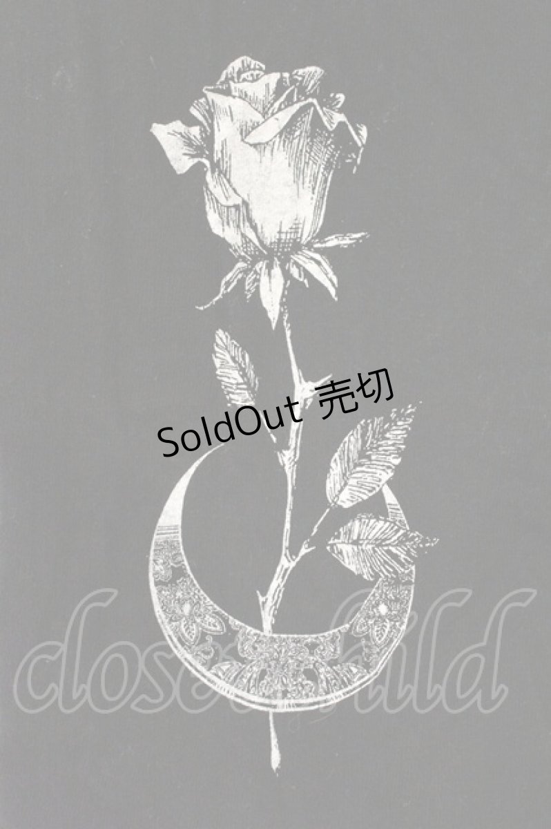 画像2: REFLEM / 薔薇プリントL/S Tee/ロングスリーブカットソー  ブラック O-26-07-24-1023-PU-TO-IG-OS (2)