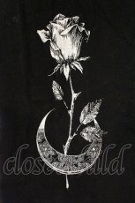 画像2: REFLEM / 薔薇プリントL/S Tee/ロングスリーブカットソー  ブラック O-26-07-24-1023-PU-TO-IG-OS (2)