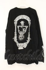 画像3: REFLEM / 薔薇プリントL/S Tee/ロングスリーブカットソー  ブラック O-26-07-24-1023-PU-TO-IG-OS (3)