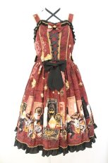 画像1: metamorphose / Magical artefact リボンジャンパースカート  アカ O-26-07-24-059-ME-OP-IG-OS (1)