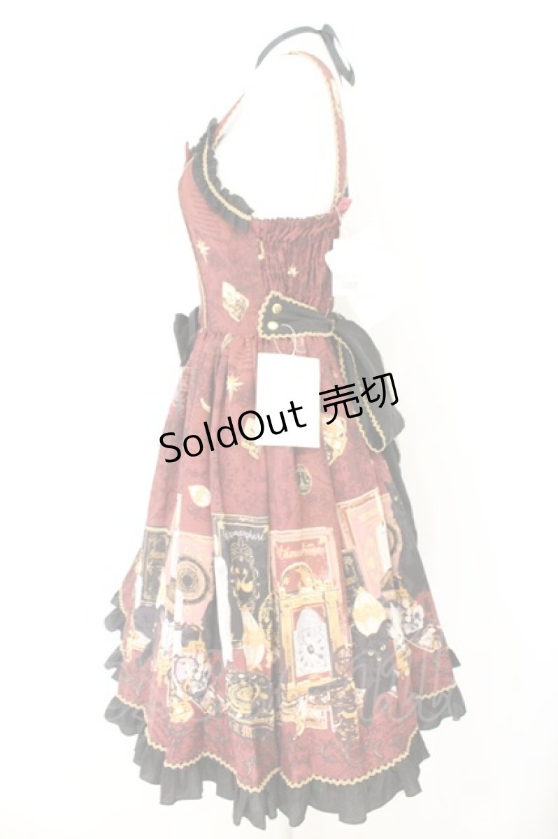 画像4: metamorphose / Magical artefact リボンジャンパースカート  アカ O-26-07-24-059-ME-OP-IG-OS (4)