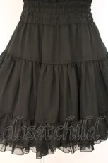 画像3: BPN / シフォンワンピース M ブラック O-26-07-24-062-GO-OP-YM-OS (3)