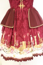 画像3: metamorphose / dim light holy ジャンパースカート  ワイン O-26-07-24-065-ME-OP-IG-OS (3)
