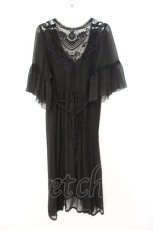 画像3: axes femme / バックレースデザインガウン  クロ O-26-07-24-008-AX-TO-IG-OS (3)