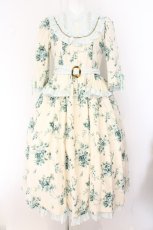 画像1: Victorian maiden / //fleur garden ラングレーズドレス  オフシロ×ミント系 O-26-07-24-066-CL-OP-IG-OS (1)