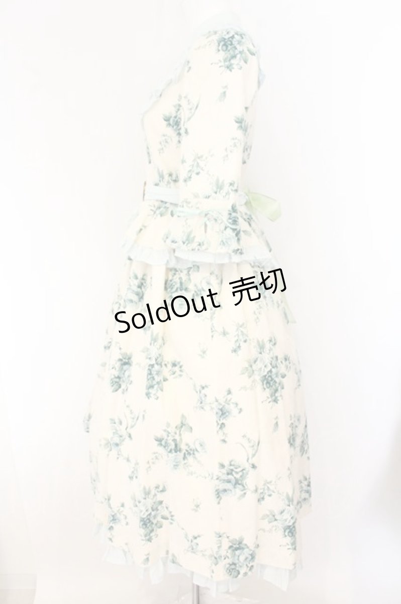 画像4: Victorian maiden / //fleur garden ラングレーズドレス  オフシロ×ミント系 O-26-07-24-066-CL-OP-IG-OS (4)