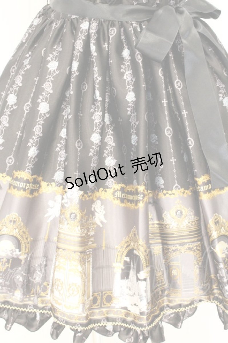 画像3: metamorphose / phantom gate リボンジャンパースカートSet（ミニ）  クロ O-26-07-24-069-ME-OP-IG-OS (3)