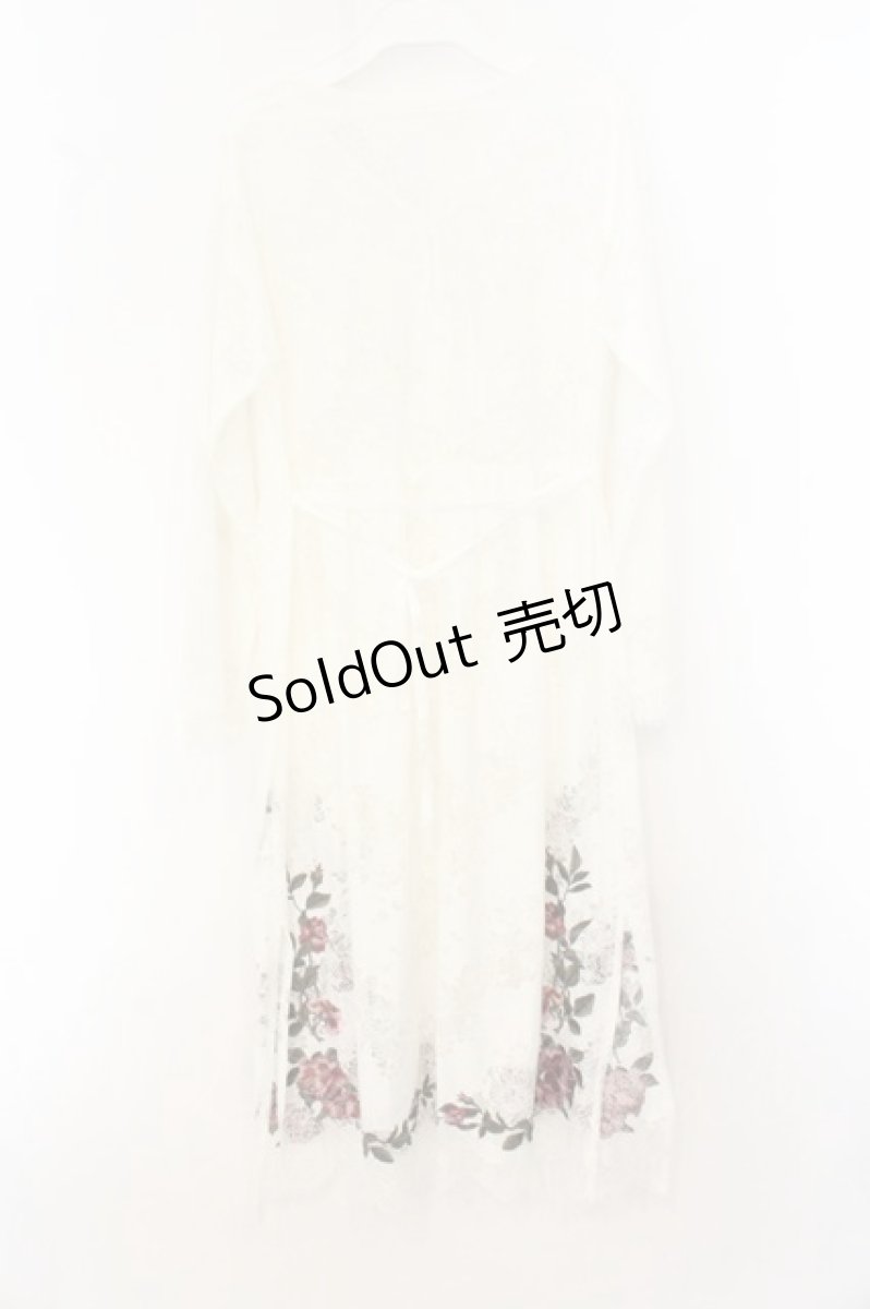 画像3: axes femme NOSTALGIE / 裾刺繍ガウンワンピース M シロ O-26-07-24-009-AX-TO-IG-ZI (3)